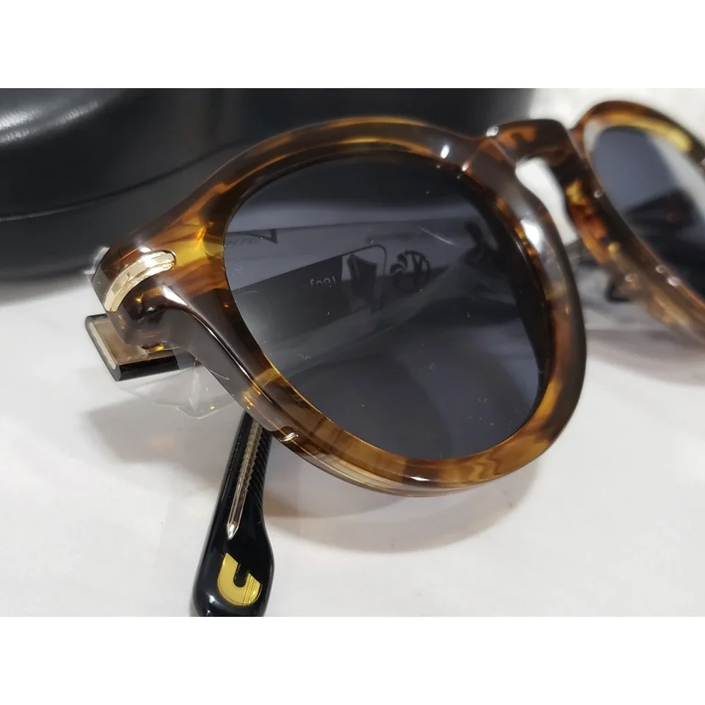 NEW Carrera Unisex 48mm Brown Horn Sunglasses CA306-S-EX4-IR